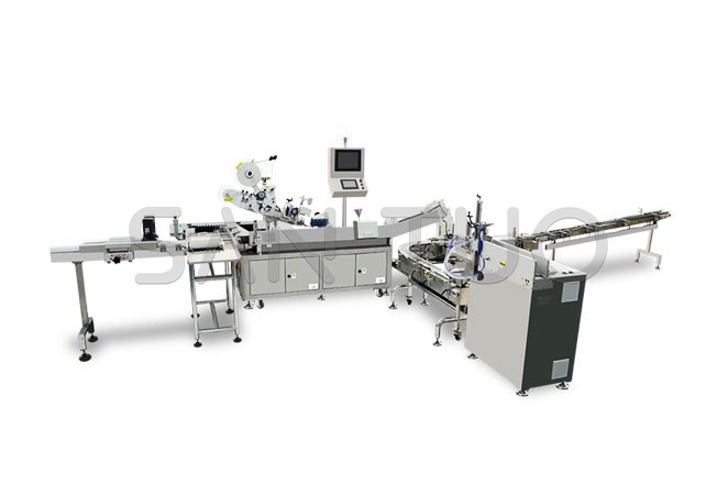 立轉(zhuǎn)臥式圓瓶貼標(biāo)自動分托系統(tǒng)